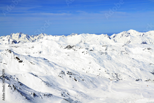 Winter sport holiday in the Alps