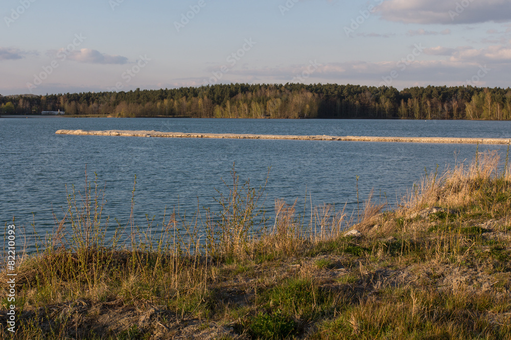 lake in spring