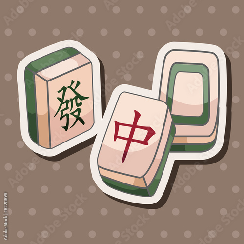 Mahjong theme elements