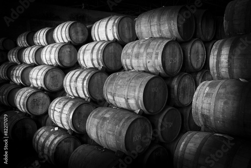 Wine barrels