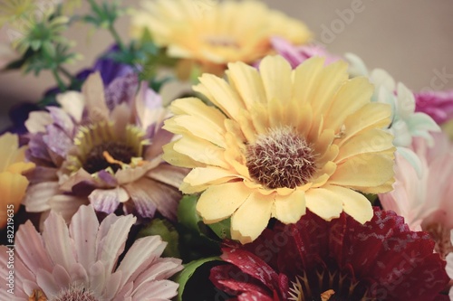 beautiful artificial flowers vintage
