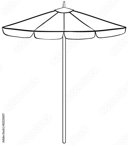 Beach umbrella