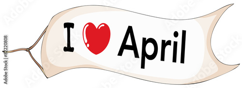 I love April
