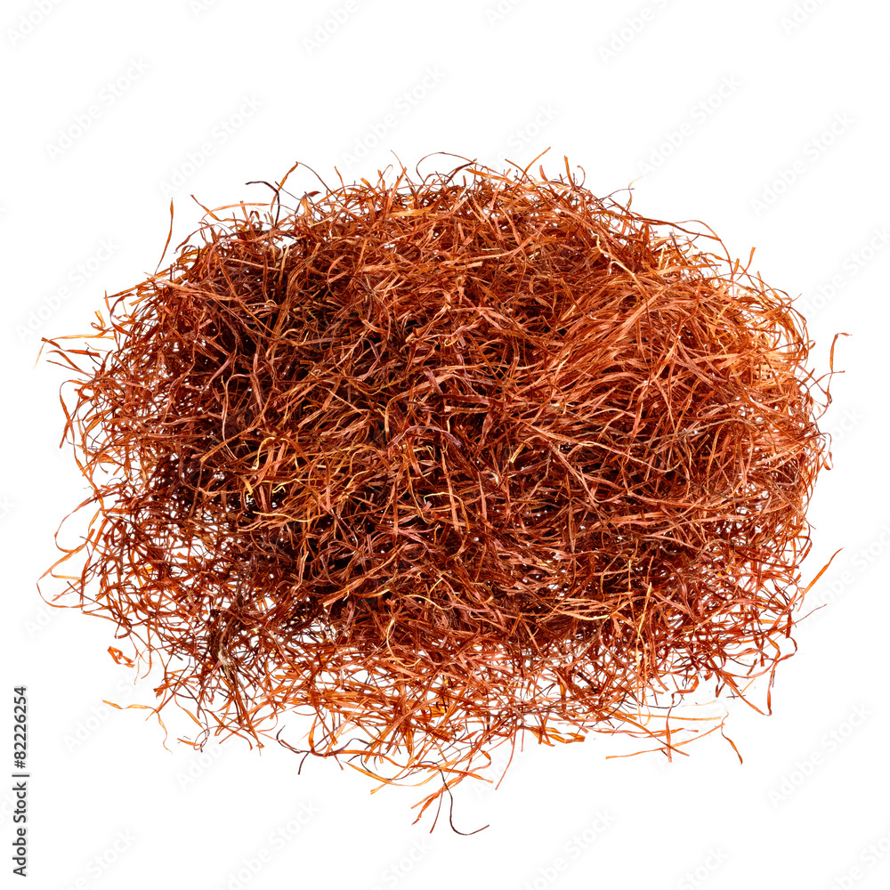 Naklejka premium Dry corn flowers for medical use, isolated on white.