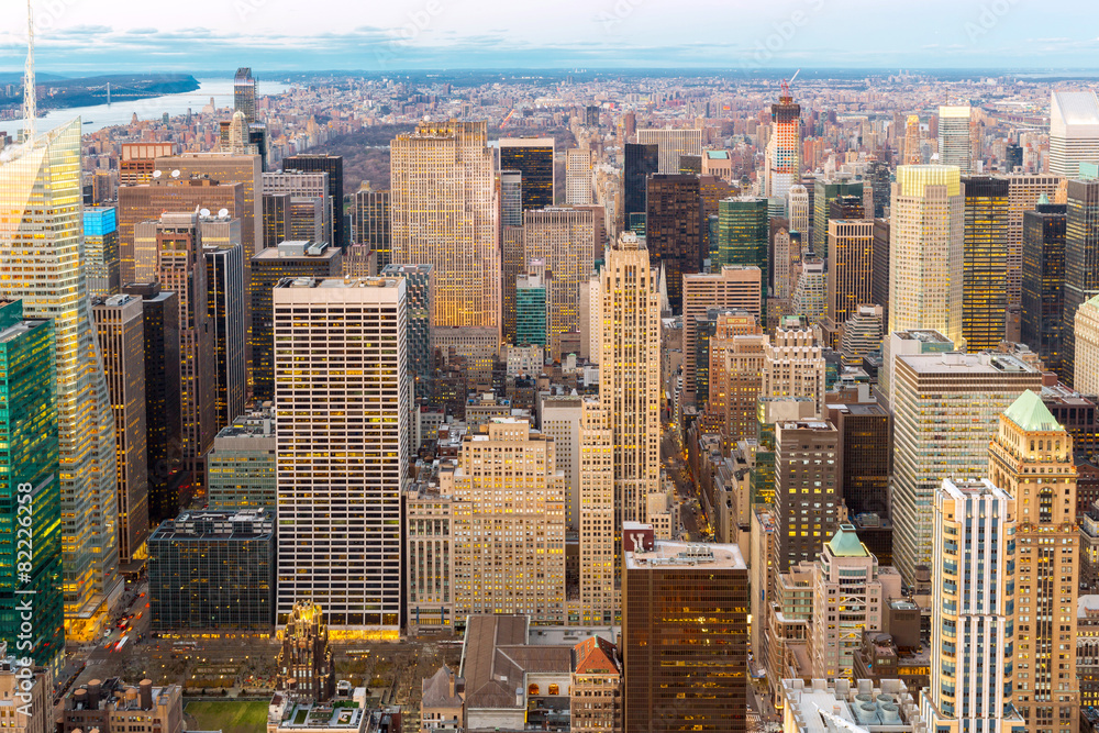 Fototapeta premium New York City Aerial