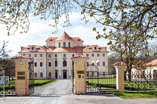 baroque Liblice castle, Czech republic photo