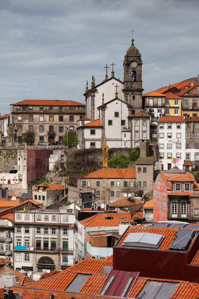 City Skyline of Porto in Portugal
