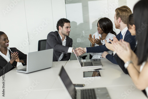 Young people in the office