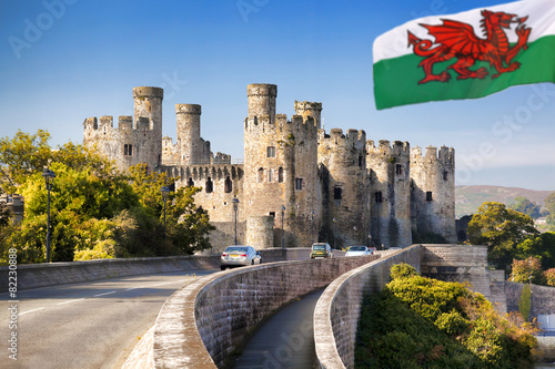  Conwy Castle in Wales, United Kingdom, series of Walesh castles photo