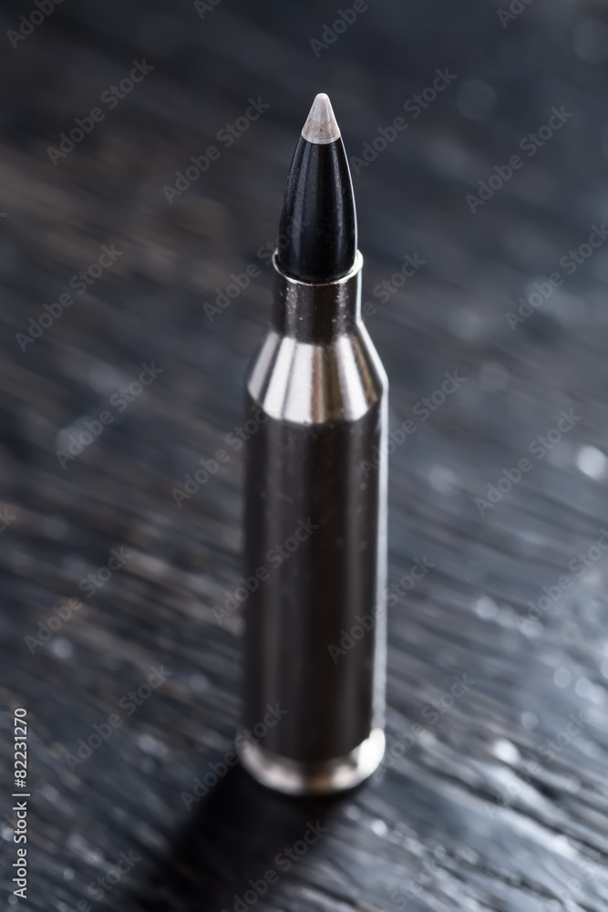 One cartridge with teflon bullet and silver sleeve One cartridge with teflon bullet and silver sleeve