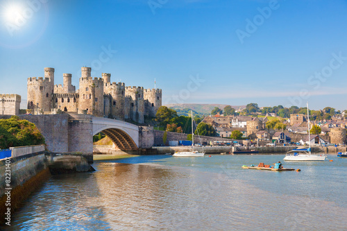  Conwy Castle in Wales, United Kingdom, series of Walesh castles photo