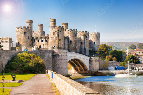  Conwy Castle in Wales, United Kingdom, series of Walesh castles photo