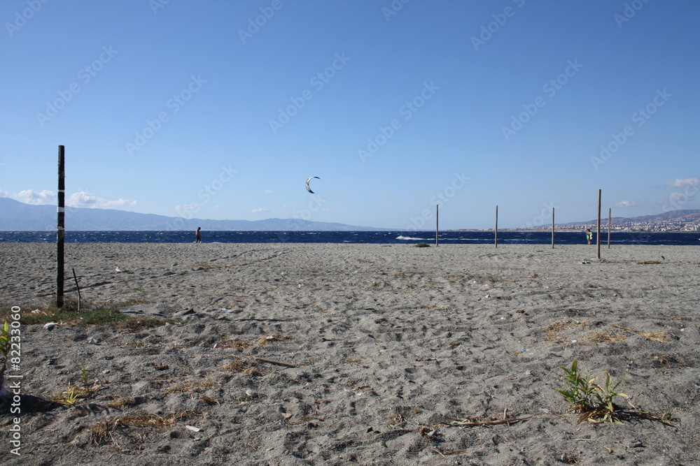Spiaggia Pellaro, Kite Surf, Reggio Calabria, sport mare