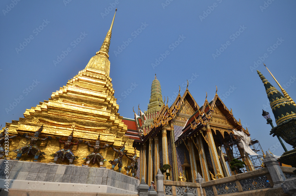 Golden pagoda in Grand Palace, Bangkok