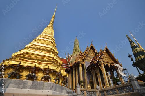 Golden pagoda in Grand Palace, Bangkok