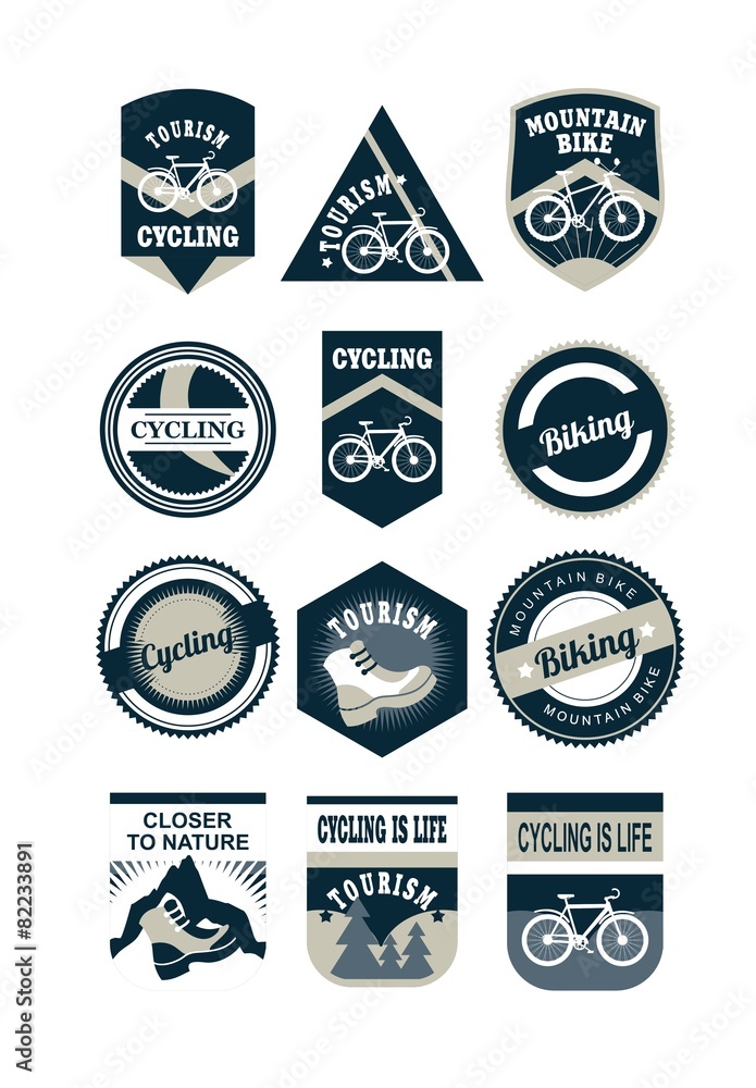 Obraz premium Tourism label