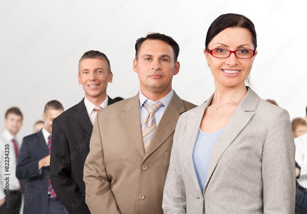 Leadership. Business team supporting a leader Leadership. Business team supporting a leader
