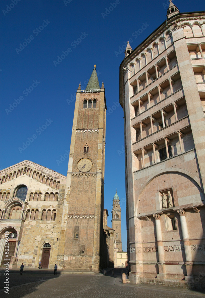 Parma (Emilia-Romagna, Italy) - Cathedral and baptistery