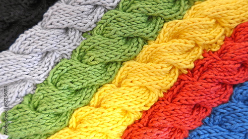 Knitted wool background – Bild