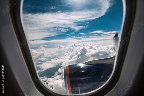 Airplane window © Andrei Armiagov