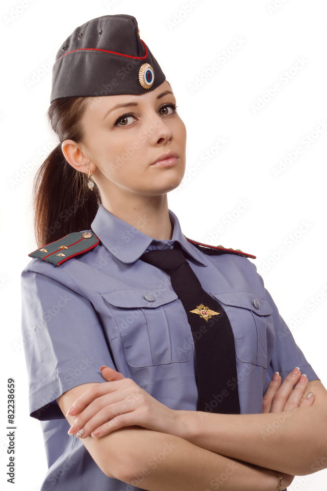 Russian woman police officer Russian woman police officer