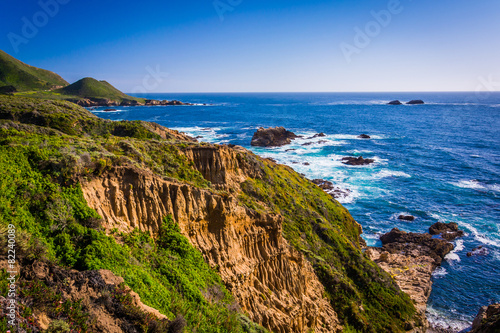 View of the Pacific Coast at Garrapata State Park, California.
