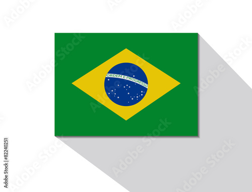 brazil long shadow flag