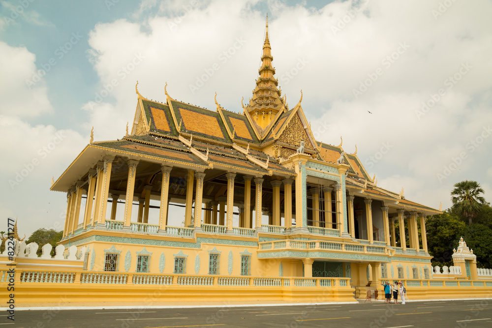 Naklejka premium Cambodia Royal Palace, Moonlight Pavilion