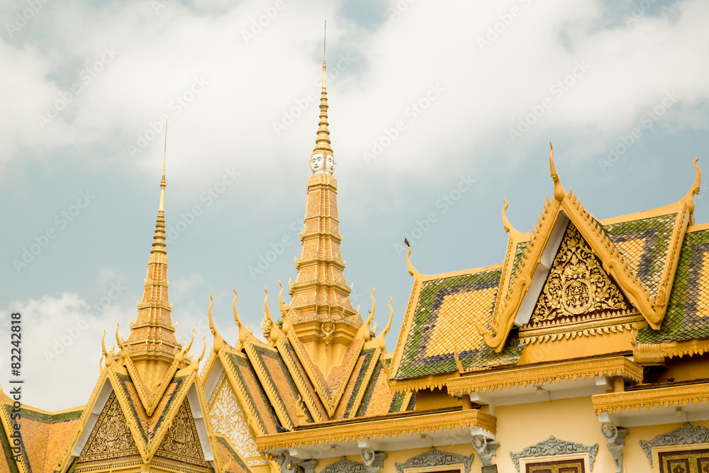 Fototapeta premium Cambodia Royal Palace, The Throne Hall