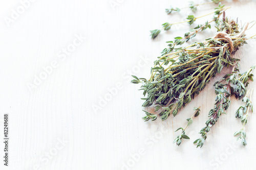 Dried herbs thyme