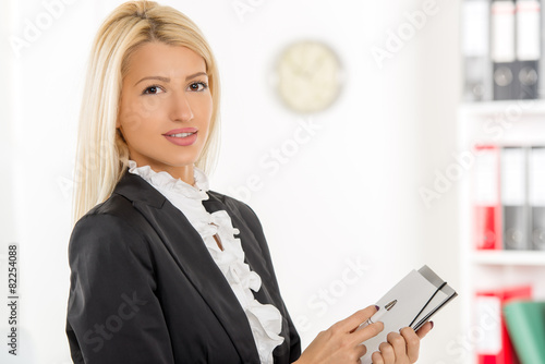 Businesswoman With Folder