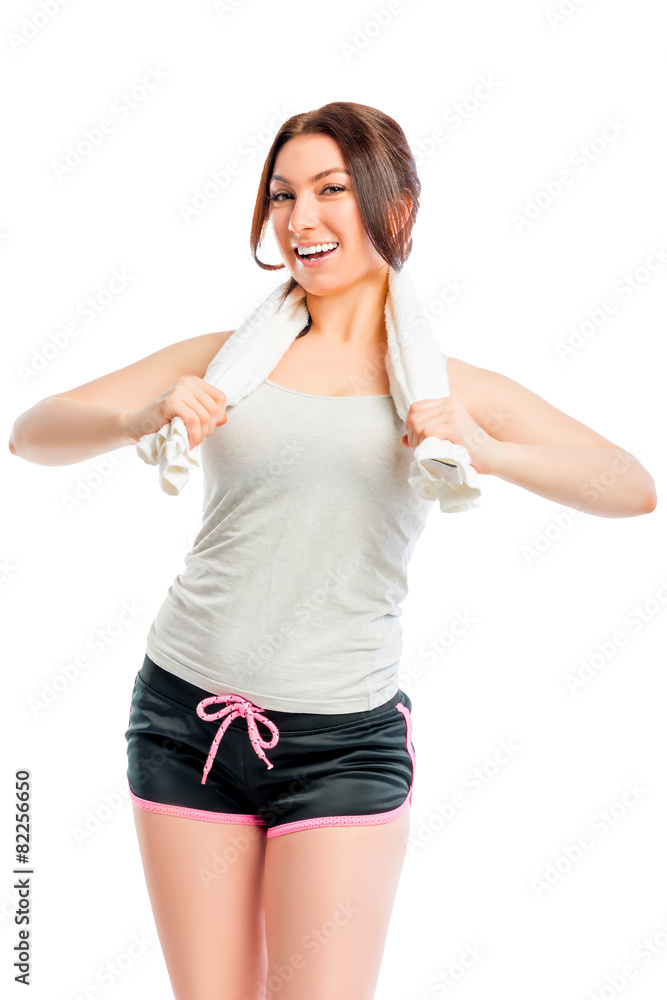 girl with a towel girl with a towel
