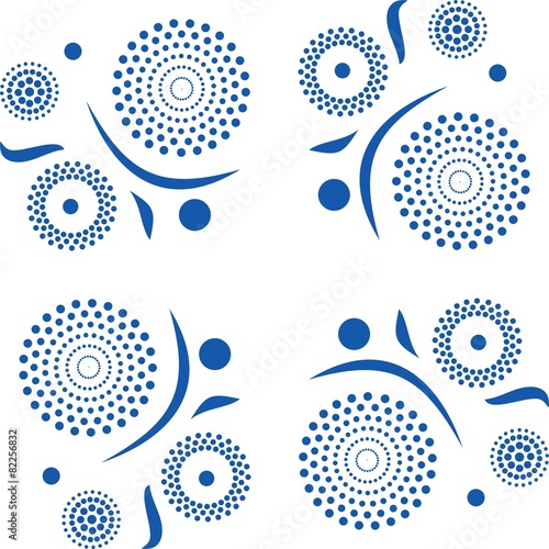 seamless texture - circles , dots pattern