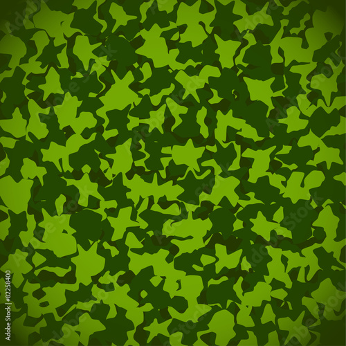 Canvas Print Green-forest camouflage background / pattern