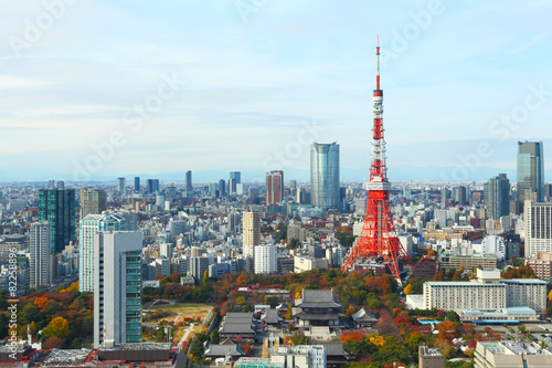 Photography Tokyo city in Japan