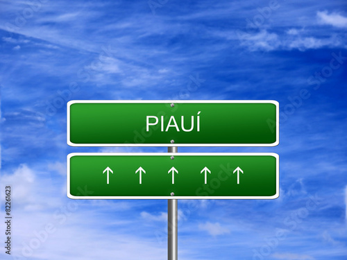 Piaui State Brazil Sign photo