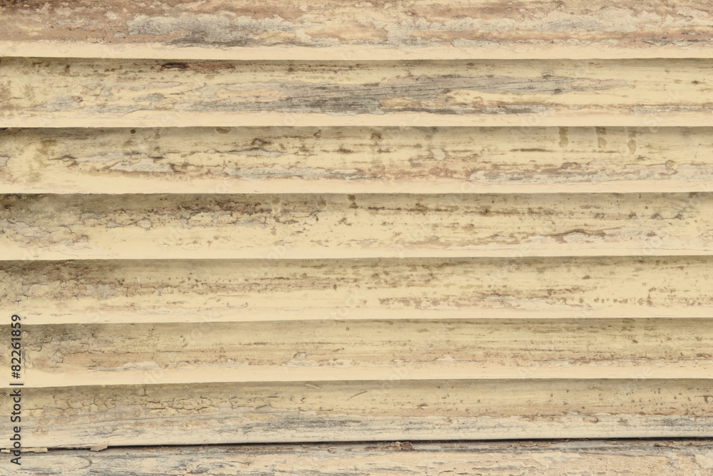 Naklejka premium Vintage Holz - alter Fensterladen gelb