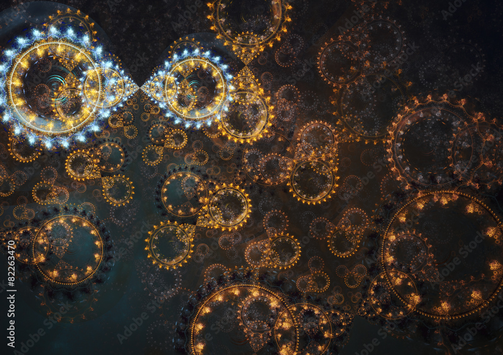 Abstract steampunk cogwheel background Abstract steampunk cogwheel background