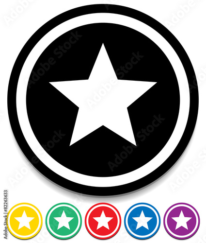 Star graphics - Star, favorite Icon, 5-pointed star. Vector