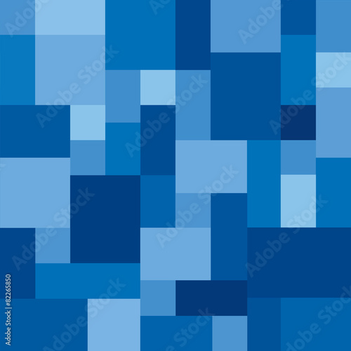 Abstract Blue Background from Rectangles