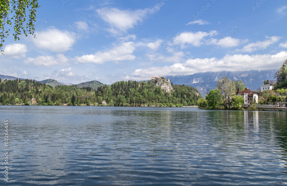 Fototapeta premium Lake Bled in Slovenia, Spring 2015