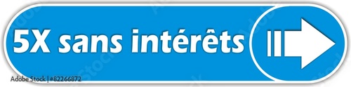 bouton 5x sans intérêts