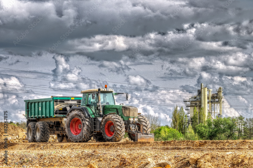 Fototapeta premium traktor