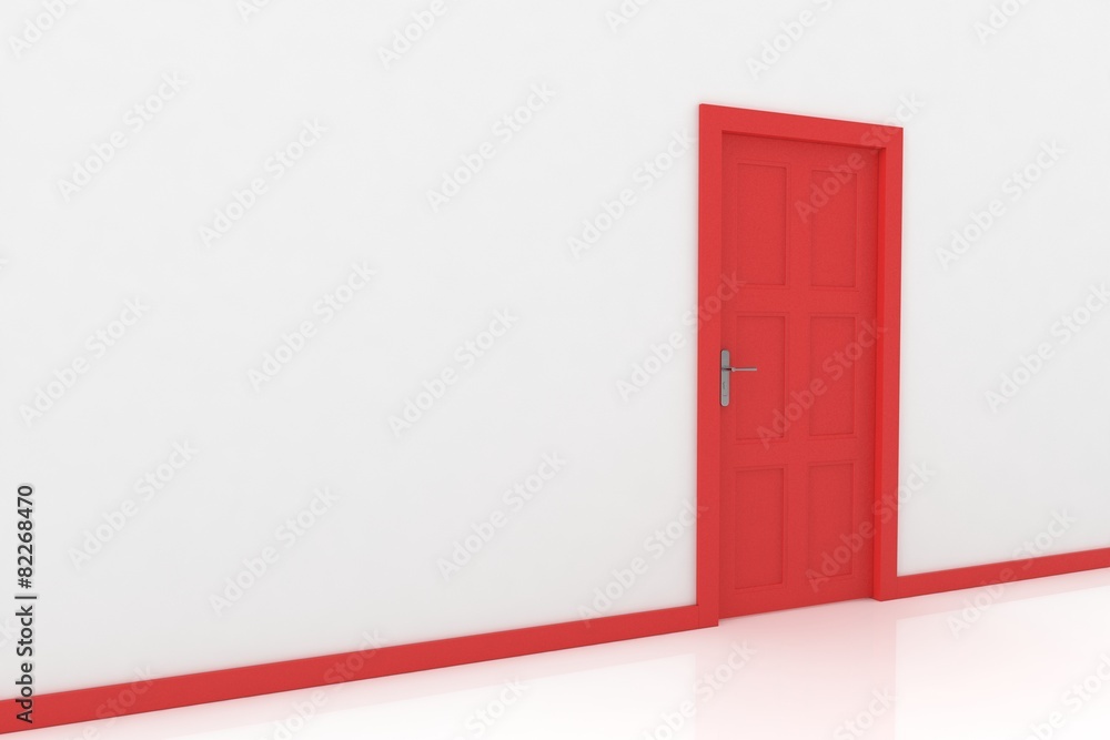 3d rendering of a door 3d rendering of a door