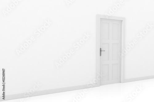 3d rendering of a door