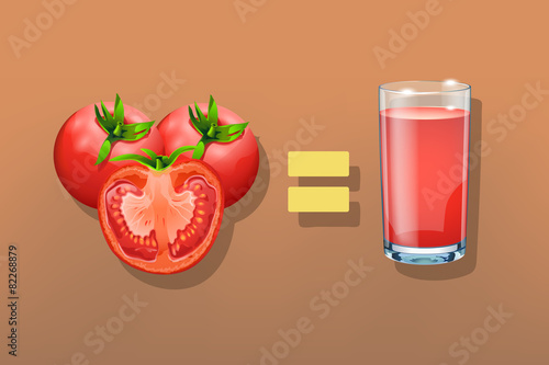 tomatos 18 with glass