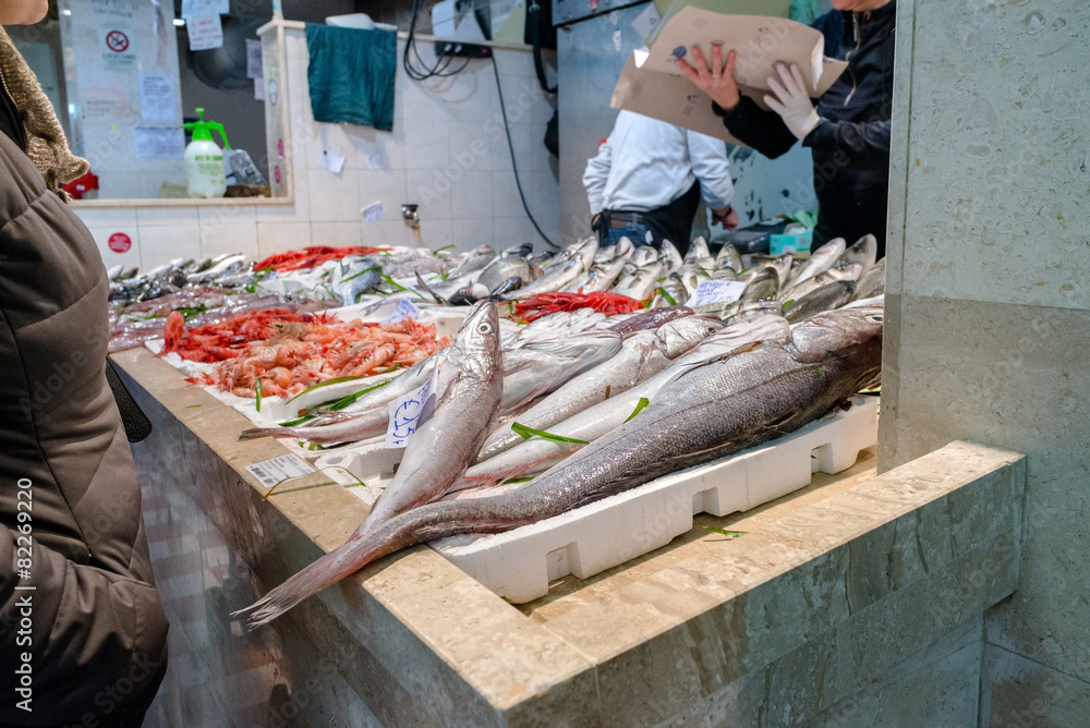 Sardegna, Cagliari, mercato del pesce di San Benedetto Sardegna, Cagliari, mercato del pesce di San Benedetto