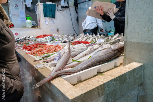 Sardegna, Cagliari, mercato del pesce di San Benedetto photo