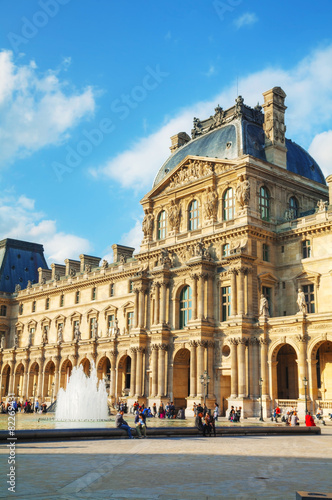 The Louvre museum in Paris, France