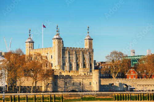 Obraz na płótnie Tower fortress in London w salonie